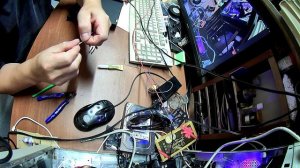 запись про скрутку жил при ремонте проводников в шлейфе холодильника RL34 Samsung