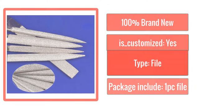 Best Shina 10pcs 5x180mm Round Diamond Grit File Set Sharpening For Wood Metal Plastic смотреть онлайн