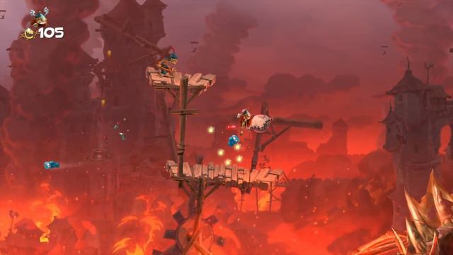 Rayman® Legends тот кто дышит огнем босс смотреть онлайн