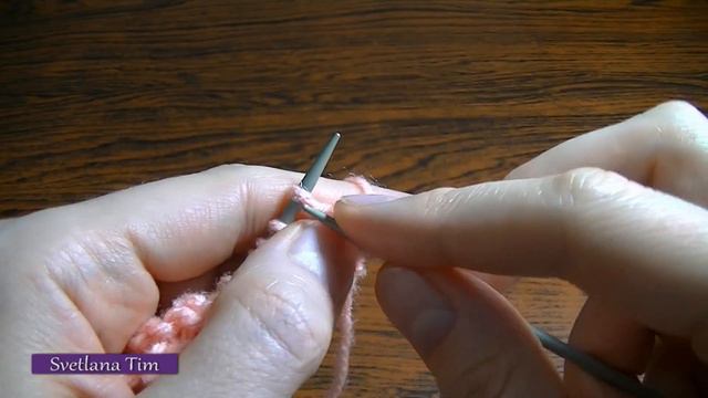 Как вязать Двухсторонний узор спицами МОРСКАЯ ПЕНА. Ажурный узор спицами вяжется не сложно № 244