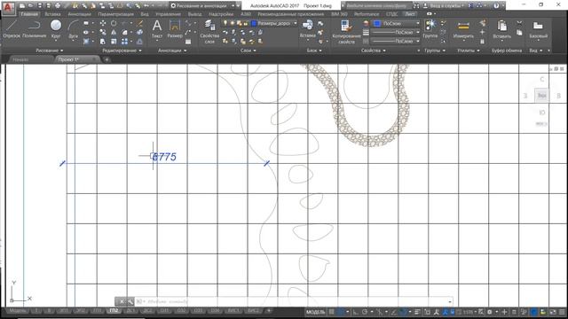 Урок 3 Разбивочный чертеж. Ландшафтный дизайн ( autocad ) смотреть онлайн