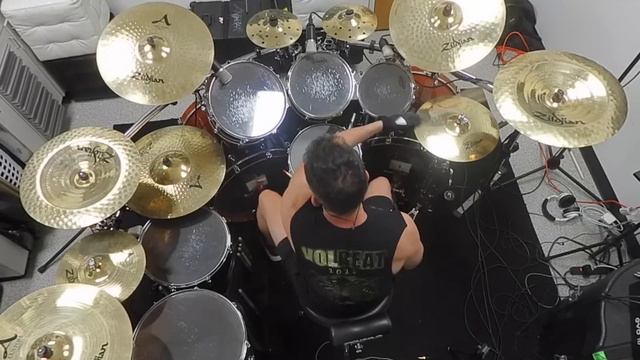 METALLICA  BLACKENED - DRUM COVER By JON DETTE (Drummer For SLAYER, ANTHRAX, TESTAMENT)