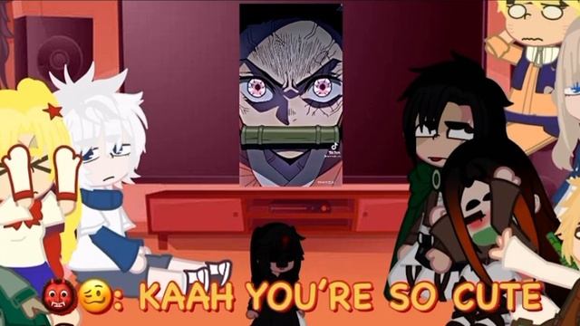 Anime characters react to each other//1/9// Nezuko kamado\\ Th€§!tt!ngBr!d€§m&!d смотреть онлайн