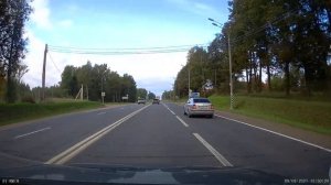 Трасса М8. Хорошее освещение. Сергиев Посад - Ярославль. Осень.