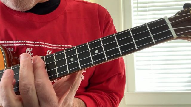 Jingle Bell Rock arranged for baritone ukulele смотреть онлайн