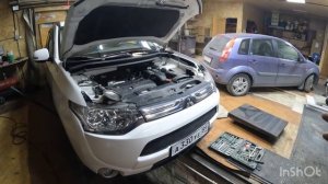 Митсубиши Аутлендер ремонт стартера.