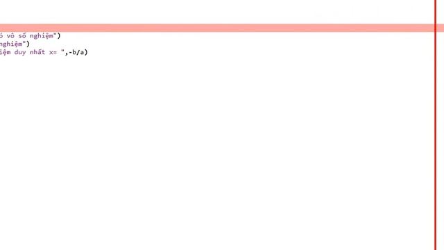 Tin 10: Viết chương trình giải phương trình ax+b=0 bằng ngôn ngữ lập trình Python. смотреть онлайн