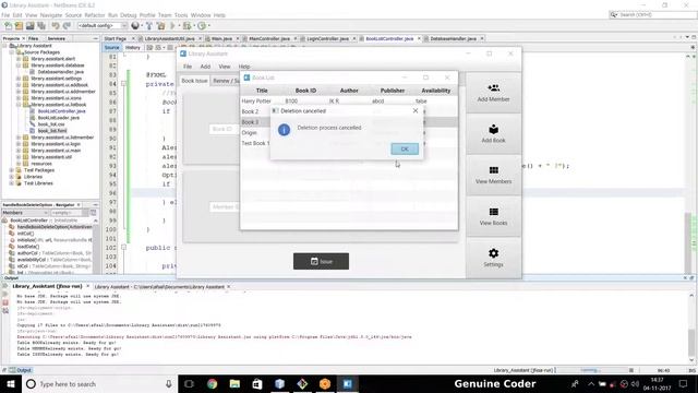 JavaFX Library Software #24 : Deleting Books from Context Menu смотреть онлайн