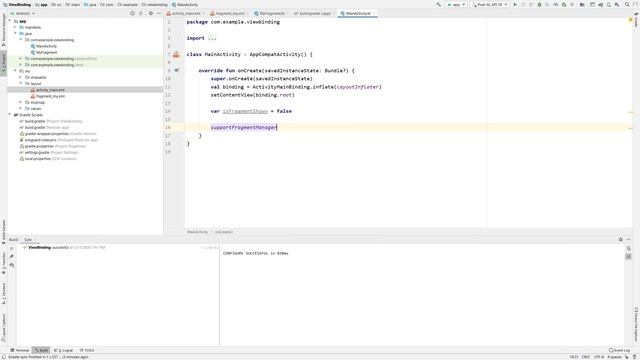 Using View Binding in Android смотреть онлайн