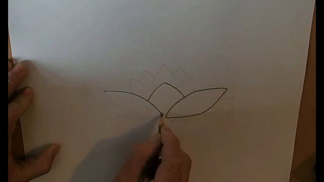 Учимся рисовать лотос смотреть онлайн