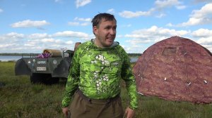 Первый выкат на вездеходе 3.1 Рыбалка, охота, палатка.
