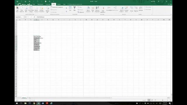 Excel Name Range and List смотреть онлайн