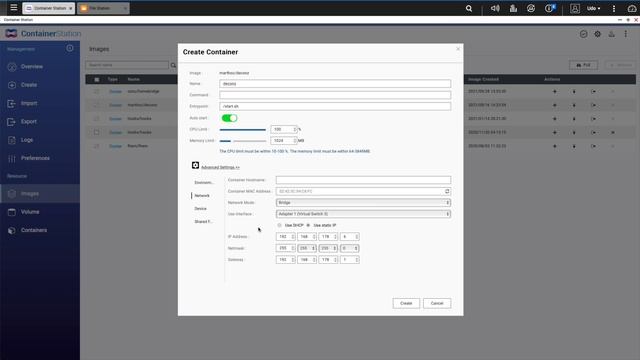 ConBee II Gateway als Docker Container über QNAP Container Station installieren