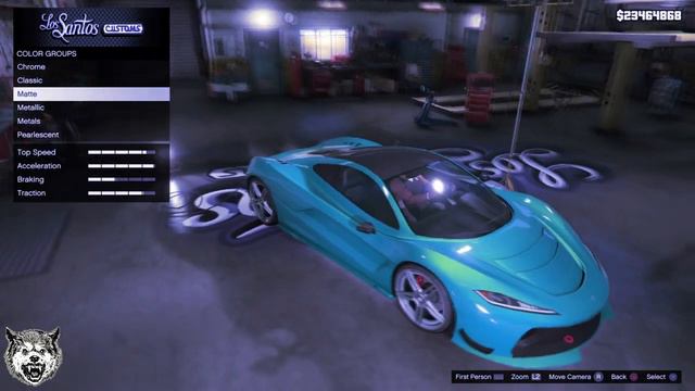 GTA 5 - Customizing "PROGEN T20" (BEST CAR COLOR) смотреть онлайн