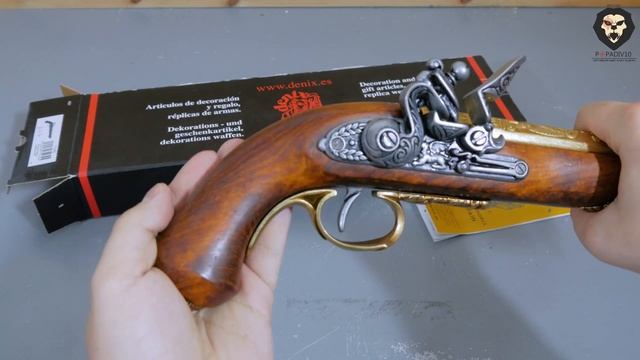 Макет дуэльного пистолета Denix D7/1134L видео обзор 4k смотреть онлайн