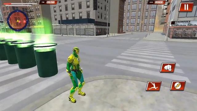 Super Speed Flash Hero Fighter City Rescue Game смотреть онлайн
