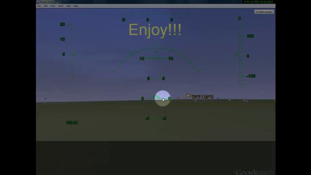 How to play Flight Simulator in Google Earth 6 смотреть онлайн