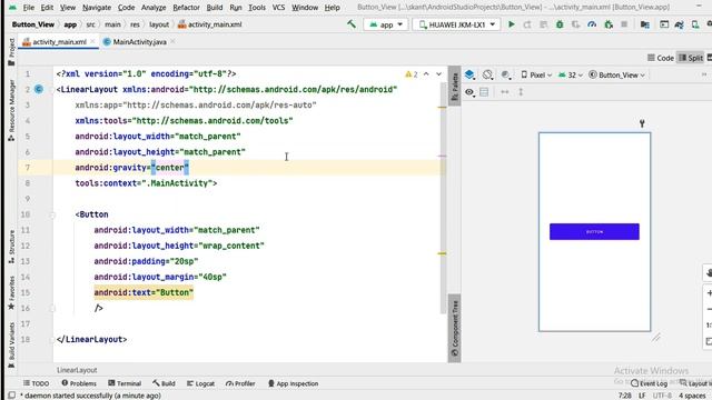 How to Implement Material ButtonView in Android Studio | MadeAndroid смотреть онлайн