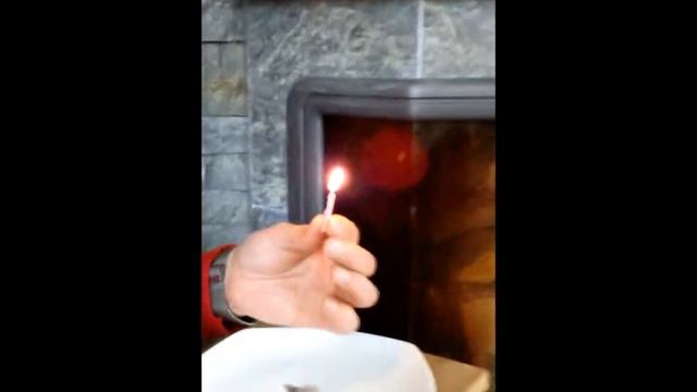 Печи: 6-Почему надо зажигать дрова в печи сверху.Опыт со свечкой. смотреть онлайн