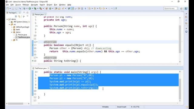 Learn why to override toString(), equals() and hashCode() methods of Object class in Java смотреть онлайн