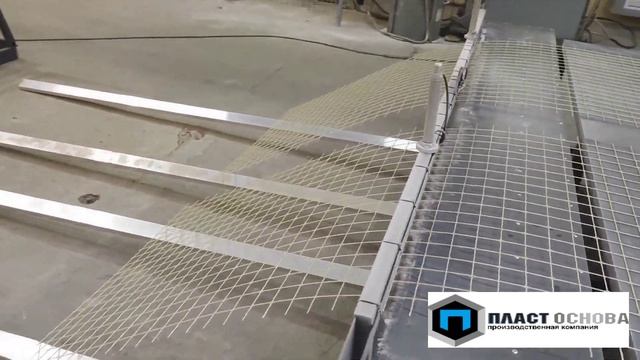 Запуск производства композитной кладочной сетки с шириной 2300мм в Республике Беларусь