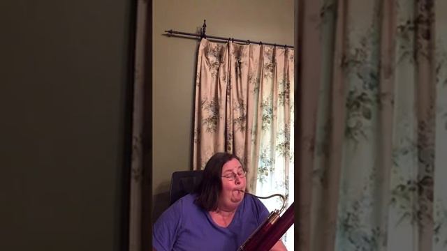 Home Video: Bach "Cello Suite #5" on bassoon смотреть онлайн