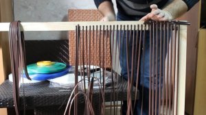 Полиротанг. Плетение столешницы своими руками