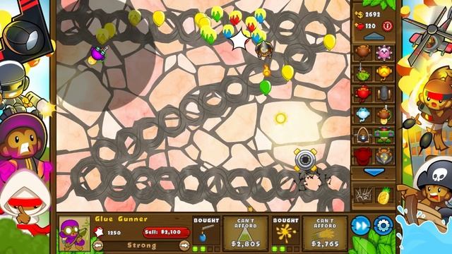 Bloons Tower Defense 5: Odyssey Mode on Easy смотреть онлайн