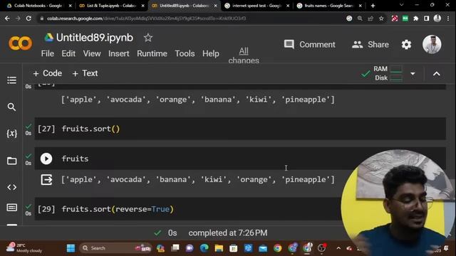 Day 06 - Python - list and tupe смотреть онлайн
