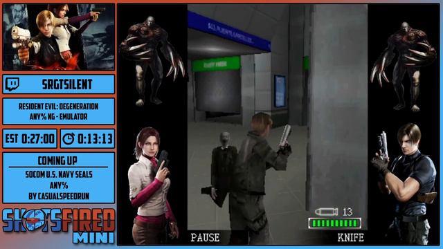 [Shots Fired Mini] Resident Evil: Degeneration - Any% NG - Emulator by SRGTsilent смотреть онлайн