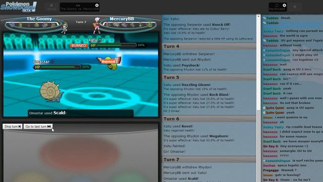 Tier Shifts! :] PokeShowdown NU: vs. MercuryBB смотреть онлайн