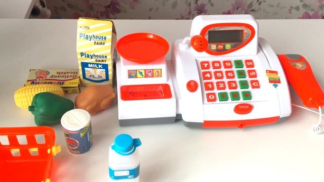 Распаковка детского КАССОВОГО АППАРАТА