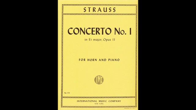 Strauss, Richard Horn Concerto No.1 Short (A=440) "Karaoke - Accompaniment" смотреть онлайн