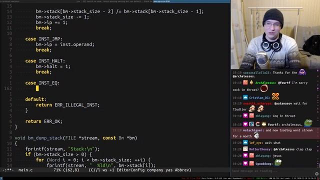 Writing VM for my Lisp in C — Day 1 смотреть онлайн