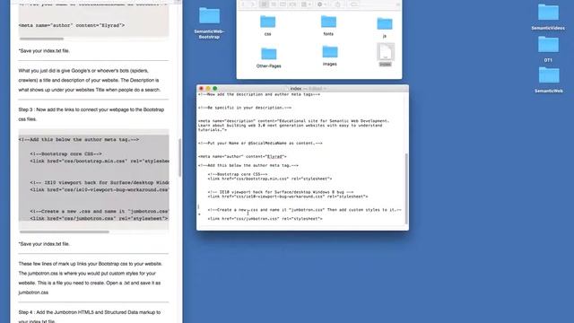 Bootstrap Practice Semantic HTML5 JSON LD смотреть онлайн