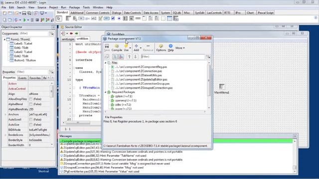 Basic Lazarus - Install zeos ( Connection database ) смотреть онлайн
