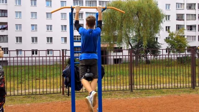 8 подтягиваний + 16кг. смотреть онлайн