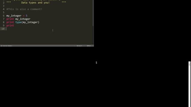 Learn Python with Doublebyte! Episode 1: Data types смотреть онлайн