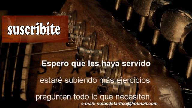 Guitarra, ejercicio de púa y ligado - guitar picking and legato exercise смотреть онлайн
