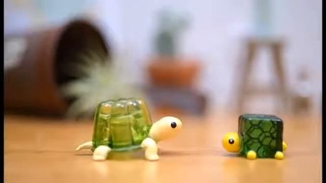 stopmotion cooking Как сделать черепаху в коробке 【остановить кинофильм · миниатюрные блюда · звуко смотреть онлайн