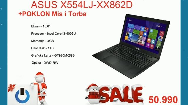 TEHNOLOGIN ASUS X554LJ AKCIJA смотреть онлайн