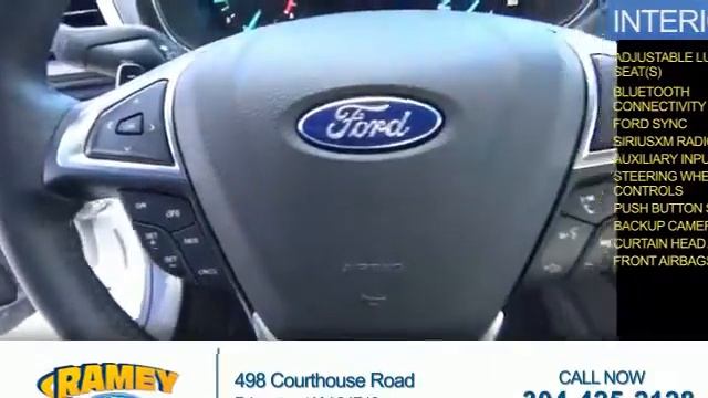 2017 Ford Fusion 17-180 - Princeton WV смотреть онлайн