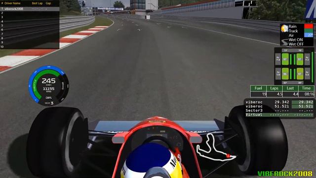 [rFactor] Scuderia Ferrari SpA SEFAC F187 @ Spa-Francorchamps with Michele Alboreto смотреть онлайн