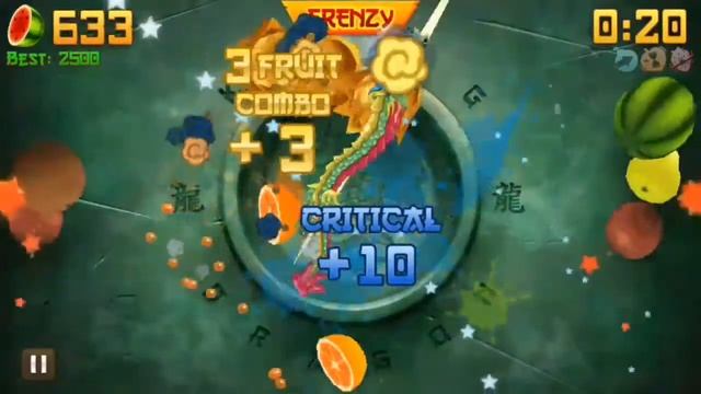 The Power Of Double King Dragon - Fruit ninja classic смотреть онлайн