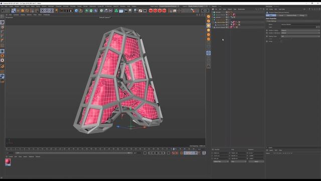 CINEMA 4D TIME LAPSE - A LETTER '18 (Alveole plugin, Soft Body Dynamics) смотреть онлайн
