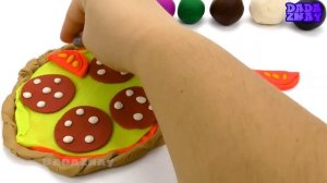 ПИЦЦА Play Doh |Учим цвета с Плей До | Лепка из пластилина| Как сделать ПИЦЦУ