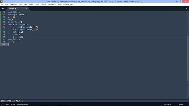 Creating a ChatGPT Logo using Python Turtle: A fun and Interactive Python Project #python #chatgpt смотреть онлайн