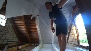 Делаю комнату на чердаке! Пароизоляция крыши и пола чердака. Закупил строй материалы.