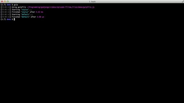 Use gulp.js to Manage Static Assets смотреть онлайн