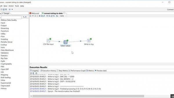 STRING TO DATE IN PENTAHO